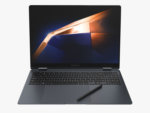 Samsung Galaxy Book 4 Pro 360 Gray Modello 3D