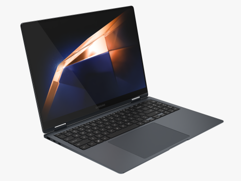 Samsung Galaxy Book 4 Pro 360 Gray 3Dモデル