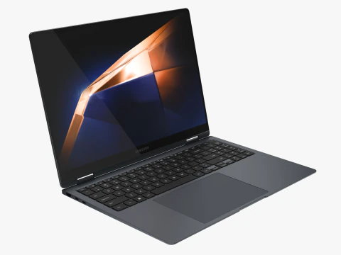 Samsung Galaxy Book 4 Pro 360 Gray 3D Model