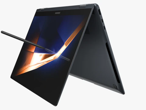 Samsung Galaxy Book 4 Pro 360 Gray 3D Model
