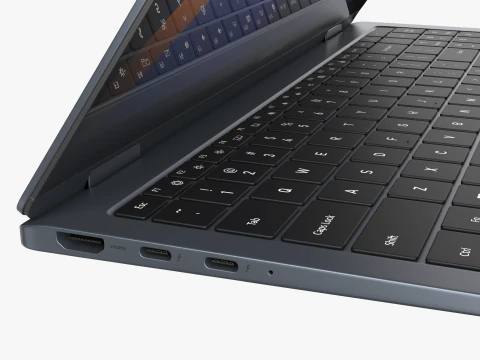 Samsung Galaxy Book 4 Pro 360 Gray 3D Model