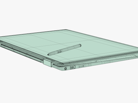 Samsung Galaxy Book 4 Pro 360 Gray 3Dモデル
