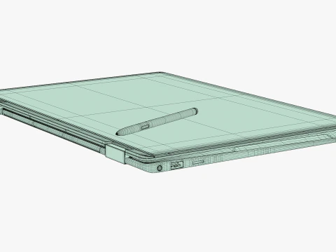 Samsung Galaxy Book 4 Pro 360 Gray 3D Model