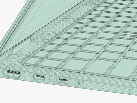 Samsung Galaxy Book 4 Pro 360 Gray 3Dモデル