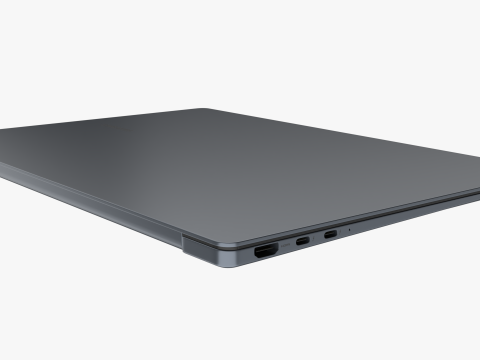 Samsung Galaxy Book 4 Pro Gray 3D-Modell