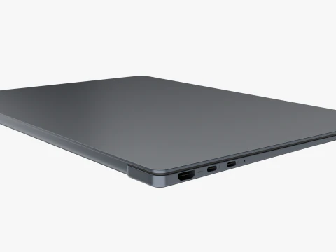 Samsung Galaxy Book 4 Pro Gray 3D Model