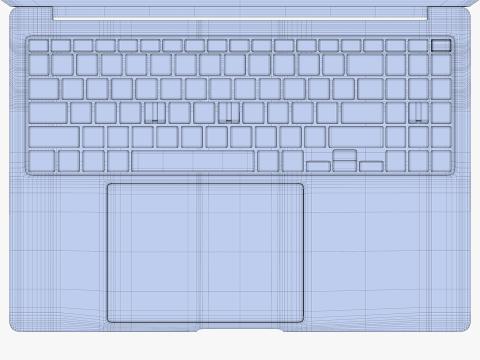 Samsung Galaxy Book 4 Pro Gray 3D-Modell