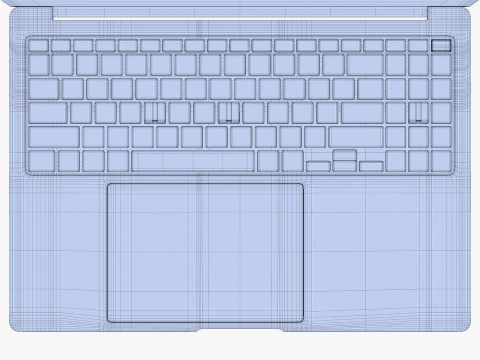 Samsung Galaxy Book 4 Pro Gray 3D Model