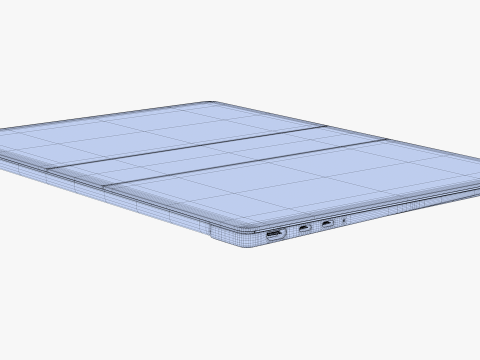 Samsung Galaxy Book 4 Pro Gray 3D-Modell