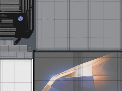 Samsung Galaxy Book 4 Ultra Gray 3D Model