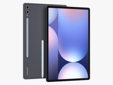 Samsung Galaxy Tab S10 Plus Grau 3D Modell