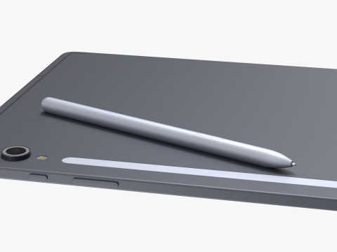 Samsung Galaxy Tab S10 Plus Gray Model 3D