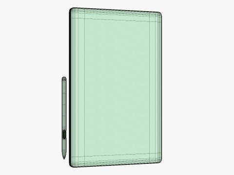 Samsung Galaxy Tab S10 Plus Gray Model 3D