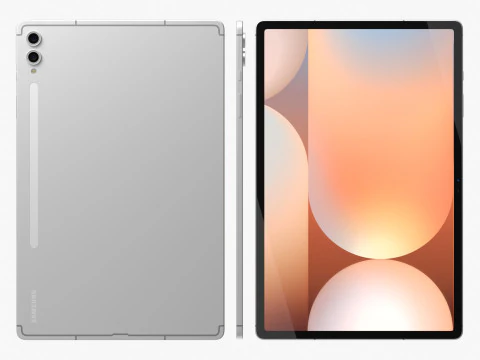 Samsung Galaxy Tab S10 Plus Silver 3D Model