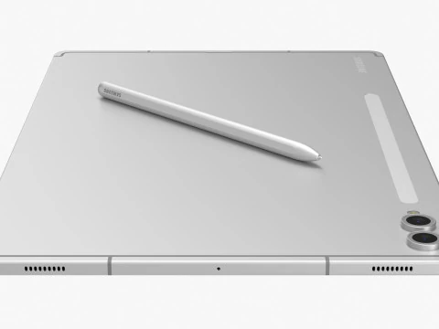 Samsung Galaxy Tab S10 Plus Silver 3D Model