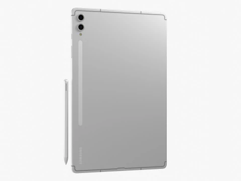 Samsung Galaxy Tab S10 Plus Silver 3D Model