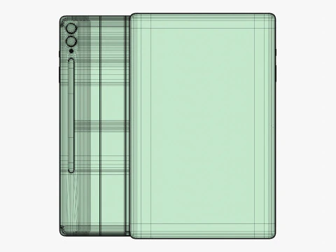 Samsung Galaxy Tab S10 Plus Silver 3D Model