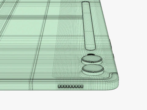 Samsung Galaxy Tab S10 Plus Silver 3D Model