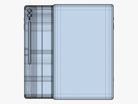 Samsung Galaxy Tab S10 Ultra Gray Model 3D