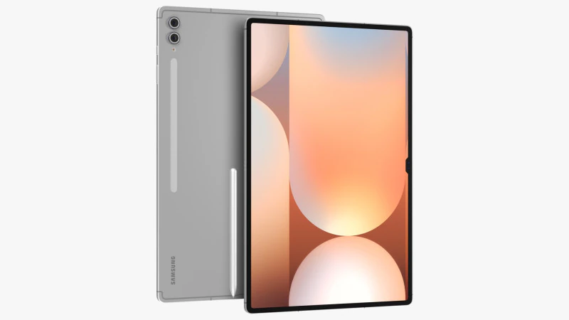 सैमसंग गैलेक्सी टैब S10 अल्ट्रा सिल्वर 3D मॉडल .c4d .max .obj .3ds .fbx .stl .blend