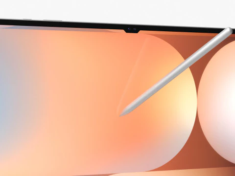 सैमसंग गैलेक्सी टैब S10 अल्ट्रा सिल्वर 3D मॉडल