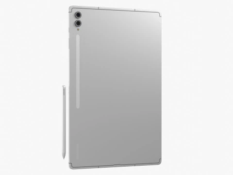 सैमसंग गैलेक्सी टैब S10 अल्ट्रा सिल्वर 3D मॉडल