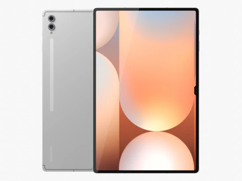 सैमसंग गैलेक्सी टैब S10 अल्ट्रा सिल्वर 3D मॉडल