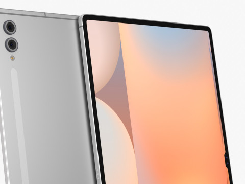 Samsung Galaxy Tab S10 Ultra Silver 3D मॉडल