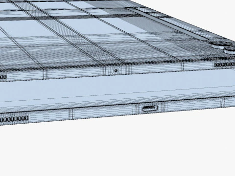 सैमसंग गैलेक्सी टैब S10 अल्ट्रा सिल्वर 3D मॉडल