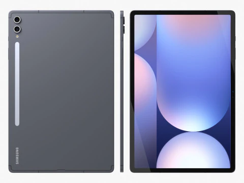 सैमसंग गैलेक्सी टैब S10 प्लस और अल्ट्रा ग्रे 3D मॉडल