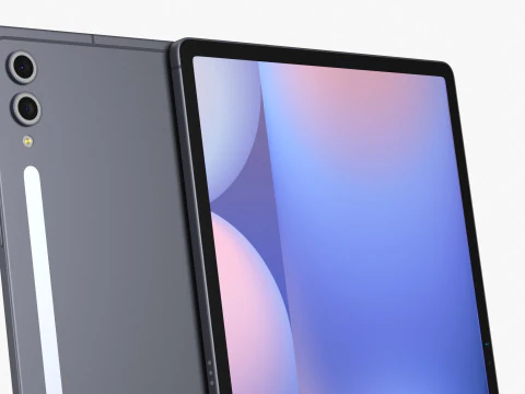 सैमसंग गैलेक्सी टैब S10 प्लस और अल्ट्रा ग्रे 3D मॉडल