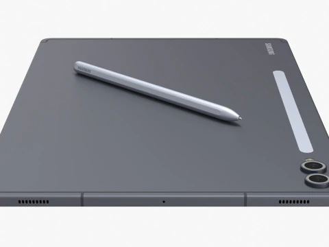 सैमसंग गैलेक्सी टैब S10 प्लस और अल्ट्रा ग्रे 3D मॉडल