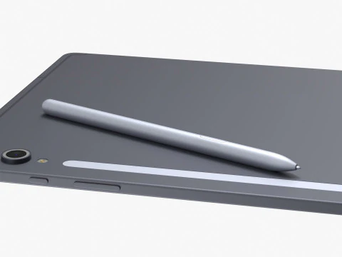 सैमसंग गैलेक्सी टैब S10 प्लस और अल्ट्रा ग्रे 3D मॉडल