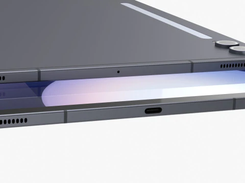 सैमसंग गैलेक्सी टैब S10 प्लस और अल्ट्रा ग्रे 3D मॉडल