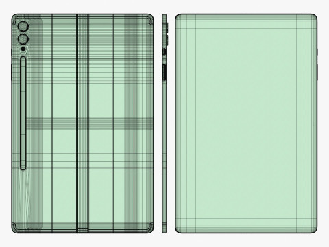 Samsung Galaxy Tab S10 Plus And Ultra Gray 3D 模型