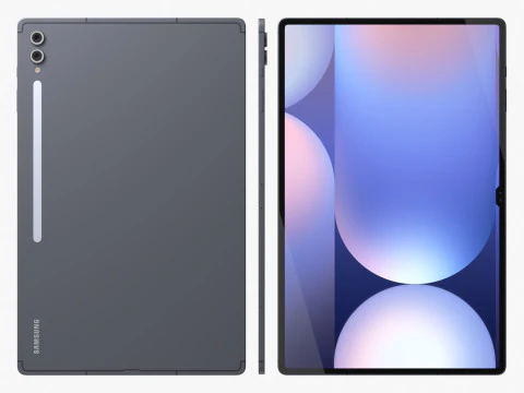 सैमसंग गैलेक्सी टैब S10 प्लस और अल्ट्रा ग्रे 3D मॉडल