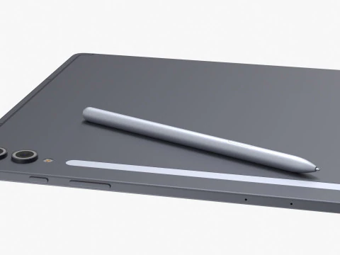 सैमसंग गैलेक्सी टैब S10 प्लस और अल्ट्रा ग्रे 3D मॉडल