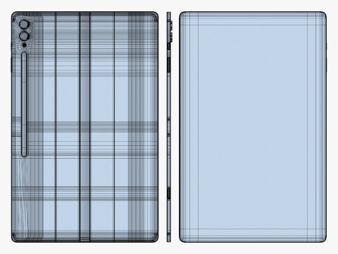 Samsung Galaxy Tab S10 Plus And Ultra Gray 3D 模型
