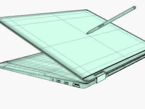 Samsung Galaxy Book 5 Pro 360 3D Model