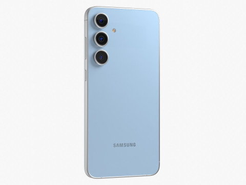 Samsung Galaxy S24 FE Blue 3Dモデル