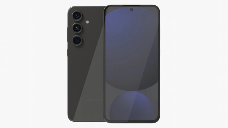 Samsung Galaxy S24 FE Grafite Modelo 3D .c4d .max .obj .3ds .fbx .stl .blend