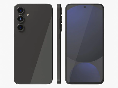 Samsung Galaxy S24 FE Grafite Modelo 3D