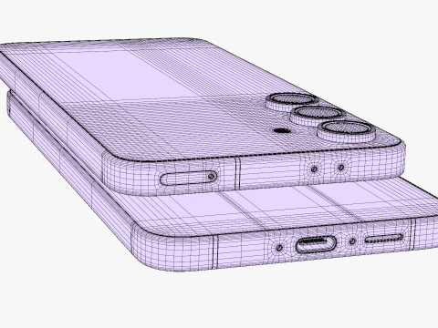 Samsung Galaxy S24 FE Grafite Modelo 3D