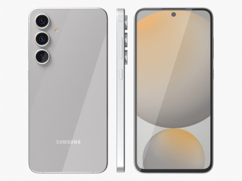 Samsung Galaxy S24 FE Gray 3Dモデル