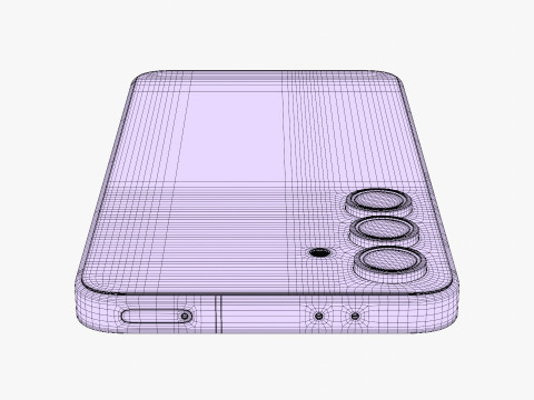 Samsung Galaxy S24 FE Gray 3Dモデル
