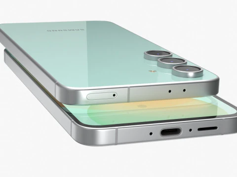 Samsung Galaxy S24 FE Mint 3D Model