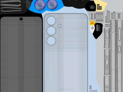 サムスン ギャラクシー S24 FE 3Dモデル