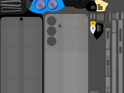 サムスン ギャラクシー S24 FE 3Dモデル