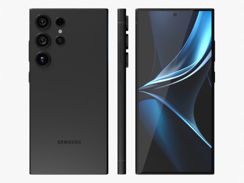 Samsung Galaxy S25 Ultra 3Dモデル