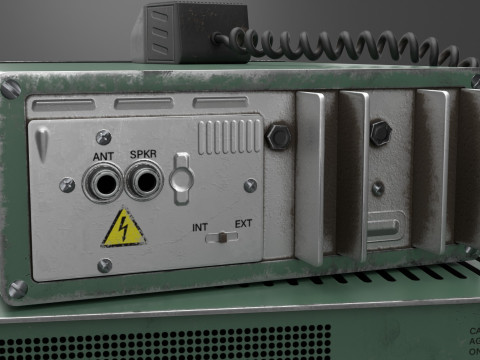 VIntage Heathkit HR-1680 Ham Radio receiver 3D Model